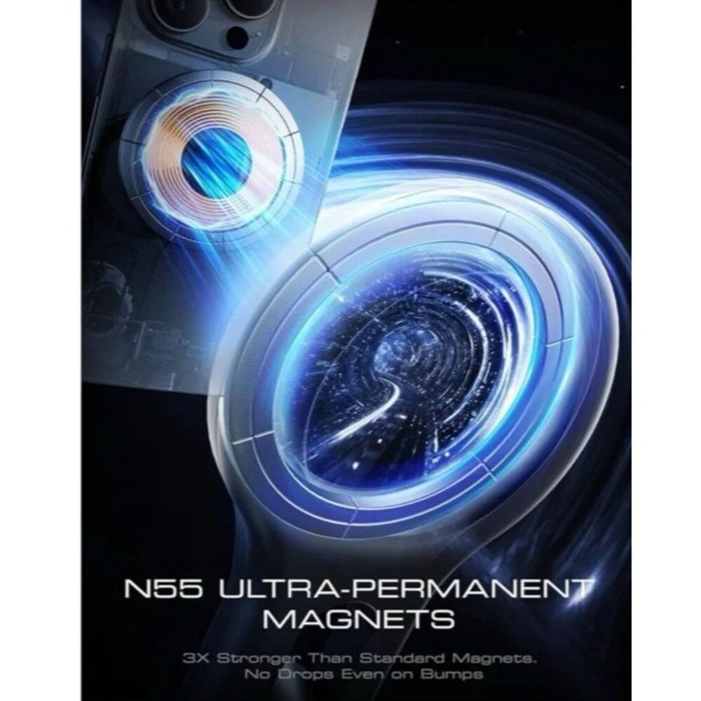 LISEN Magnetic Pro Car Mount for iPhone Black Model H739 New Open Box